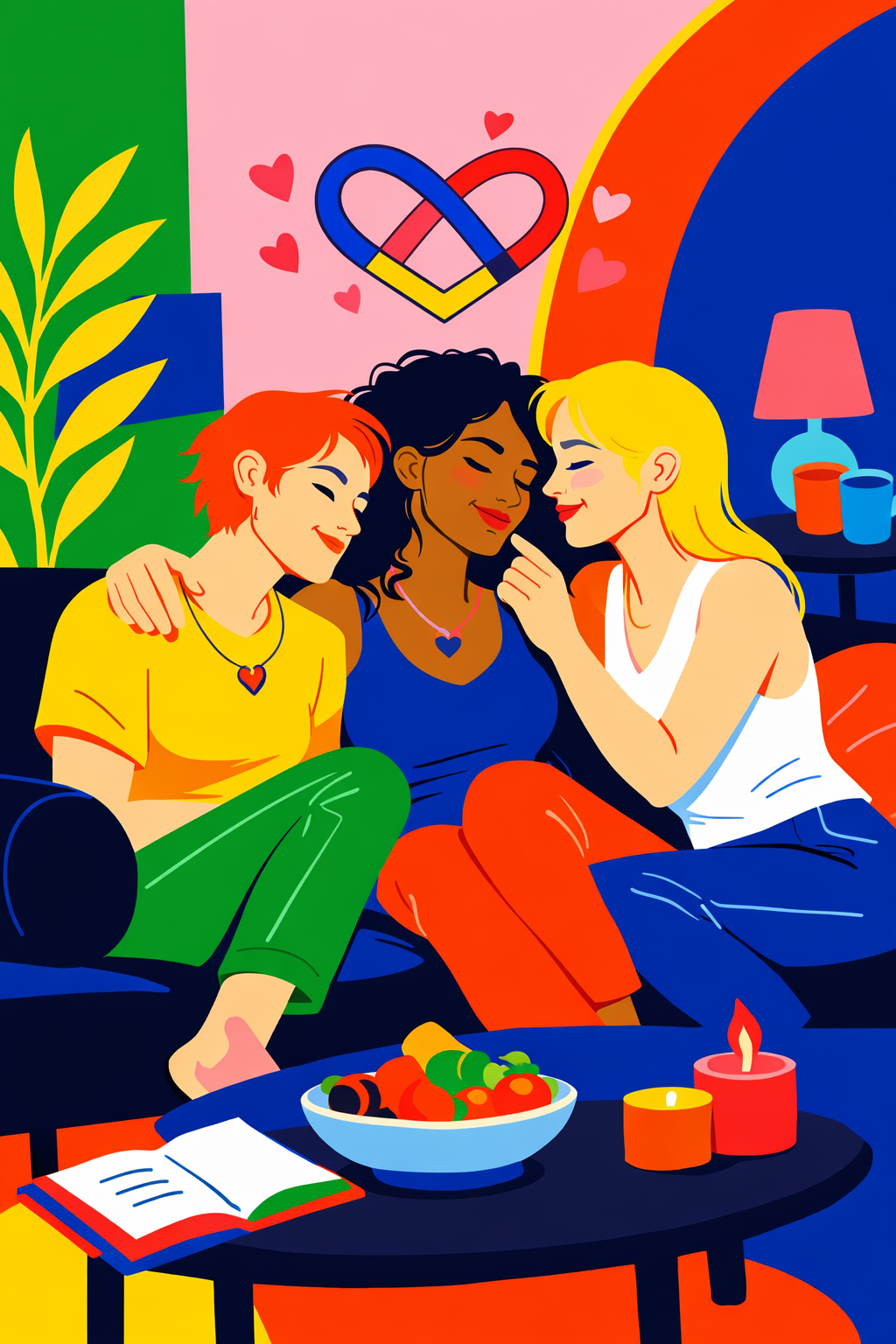 Austausch über offene Beziehungen und Polyamorie